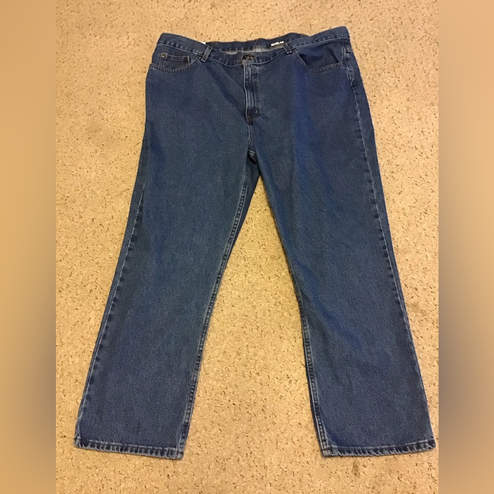 GEORGE MENS JEANS 46 x 30 NWT STRAIGHT LEG REGULAR CUT